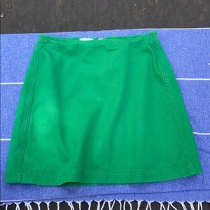 Urban Outfitters green mini skirt